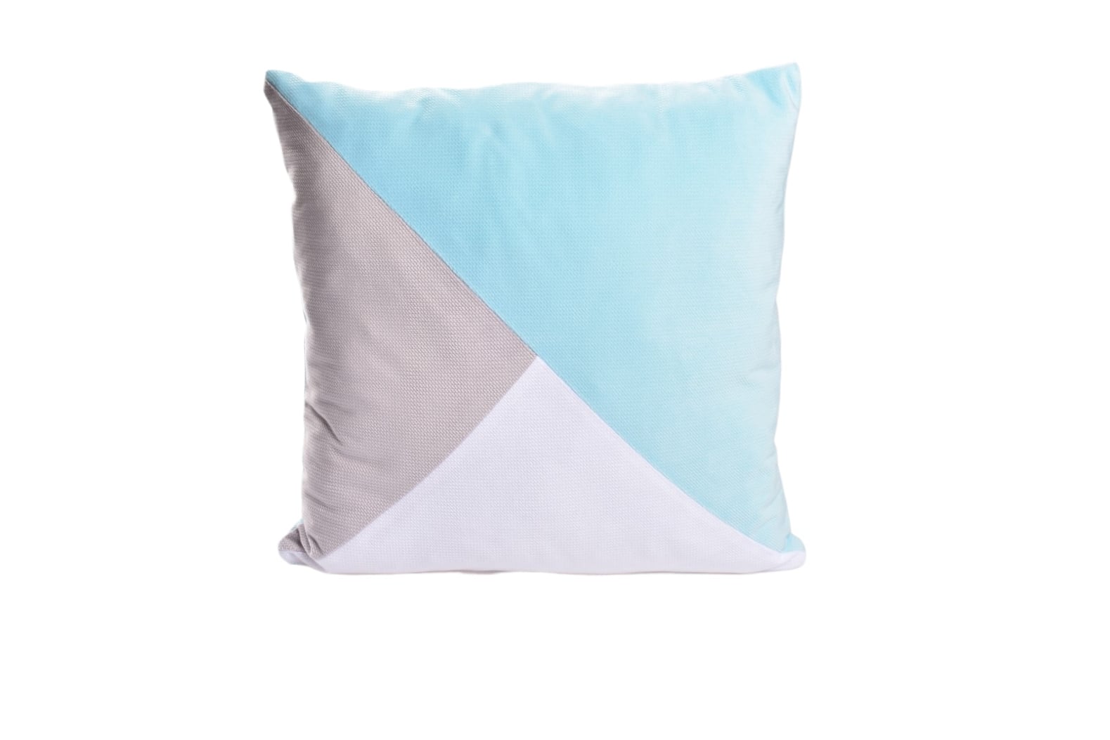 CAMERA COPILULUI - Pernuță Velvet Soft, Bleu–Gri–Alb