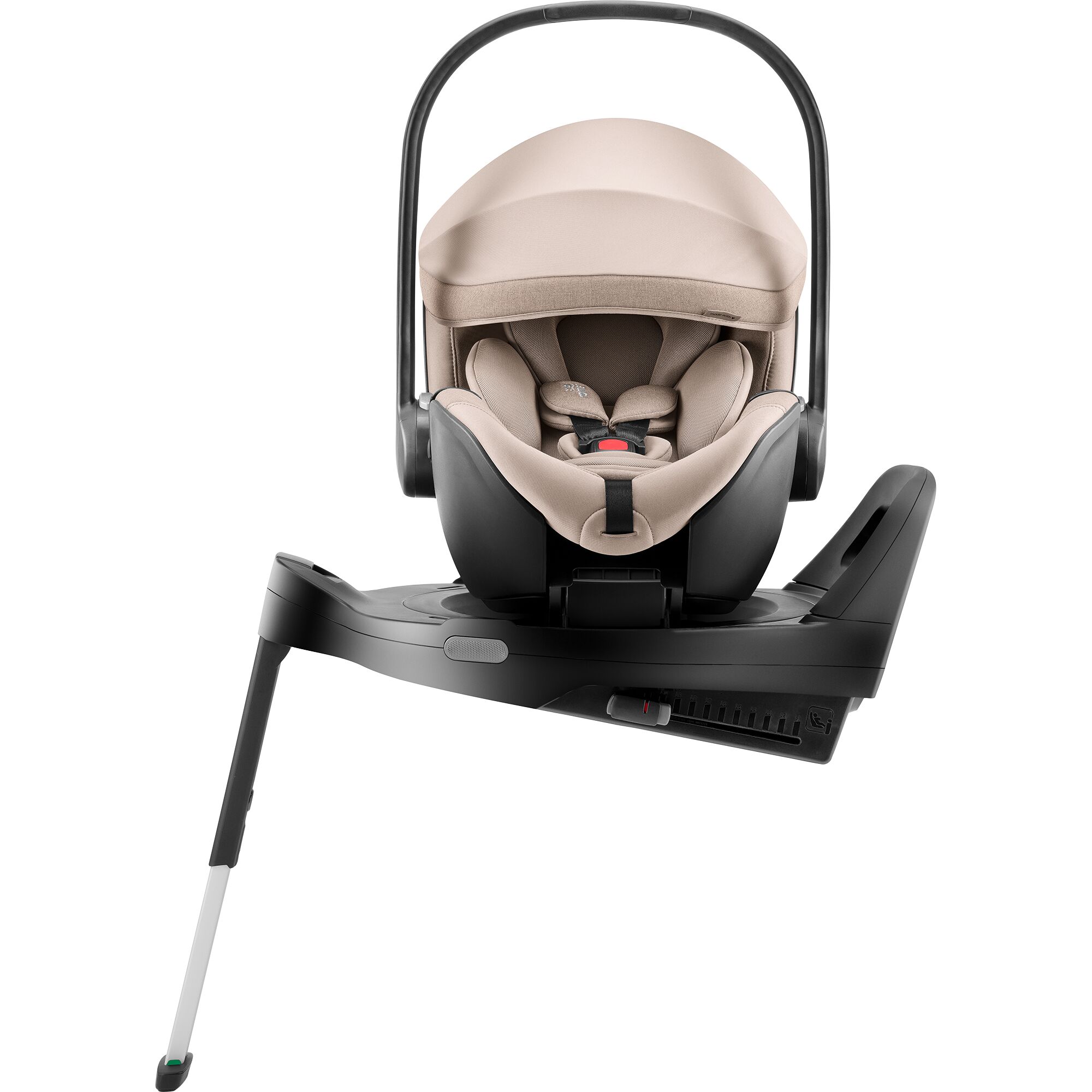 Scaun auto tip scoică pentru copii cu bază ISOFIX inclusă, Britax Römer, reclinabil, 0-15 luni, 40-85 cm, 0-13 kg, BABY-SAFE PRO  Teak [1]