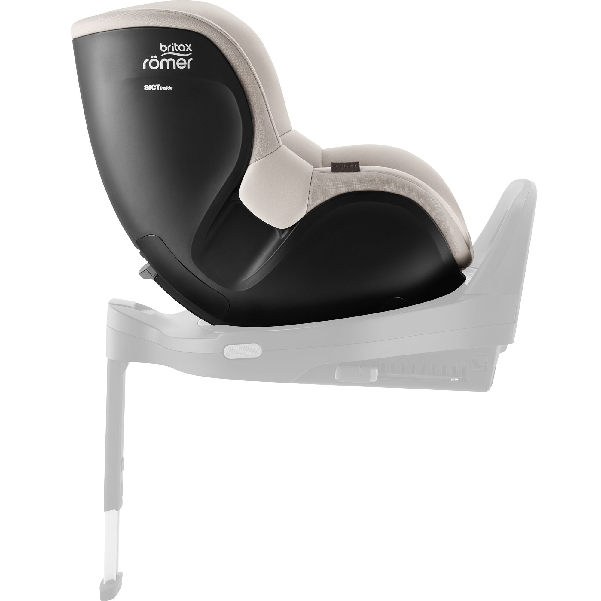 Scaun auto pentru copii Britax Römer, rotativ, fără bază ISOFIX, 3 luni-4 ani, 61-105 cm, 0-18 kg, DUALFIX 5Z  Soft Taupe [5]