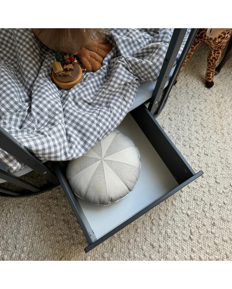 Sertar WALDIN  pentru pătuț 7 in1 -  Grafit [2]