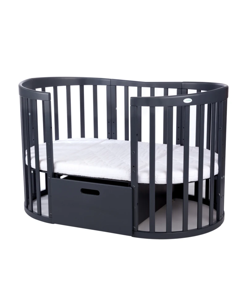 Sertar WALDIN  pentru pătuț 7 in1 -  Grafit [4]