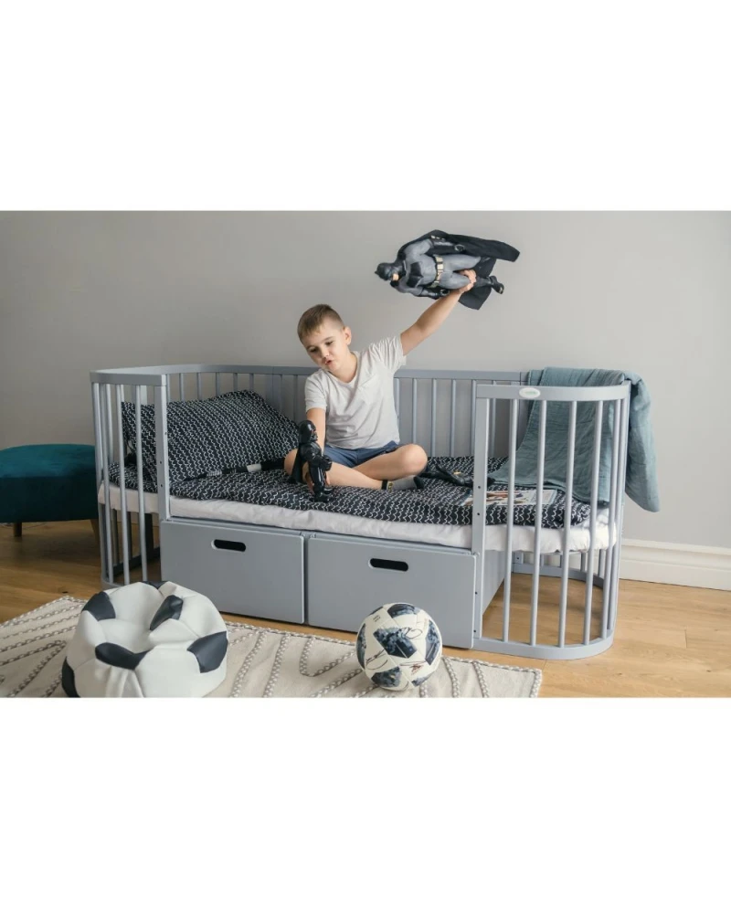 Sertar WALDIN  pentru pătuț 7 in1 -  Gri [3]