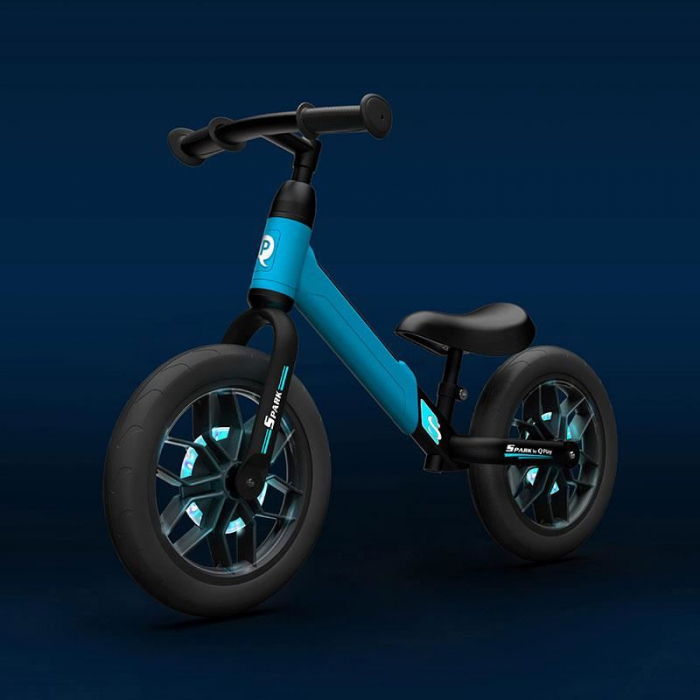 Bicicleta fara pedale Balance bike Spark Albastru [3]