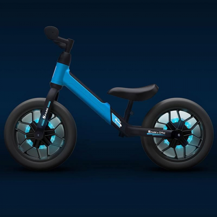 Bicicleta fara pedale Balance bike Spark Albastru [4]