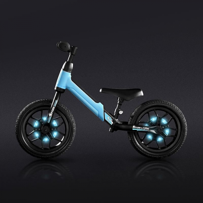 Bicicleta fara pedale Balance bike Spark Albastru [5]