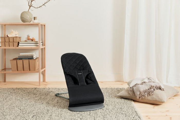 BabyBjorn - Balansoar Bliss Black din tesatura matlasata cu aspect Clasic [4]