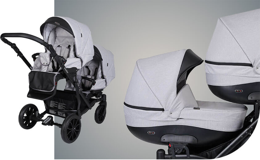 Carucior Booster 3in1 pentru gemeni [4]