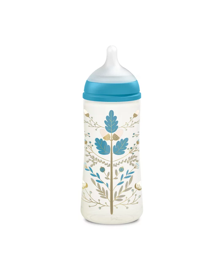 BIBERON Suavinex 360 ML TETINĂ FIZIOLOGICĂ SX PRO CU DEBIT RAPID ALBASTRU GOLD PREMIUM [3]