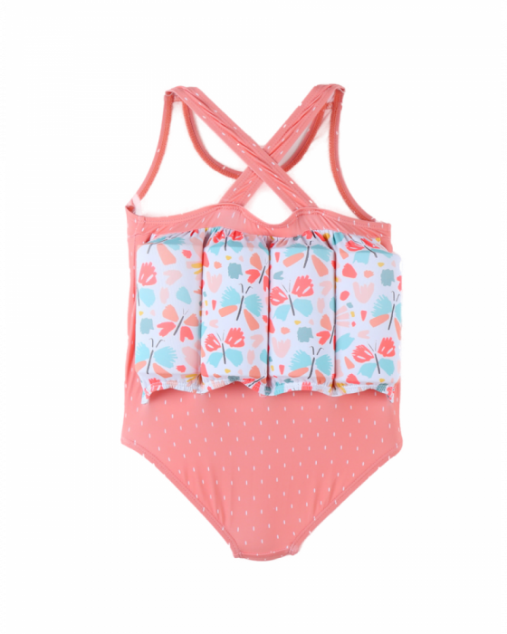 COSTUM DE INOT FLOTABIL, BUTTERFLY GIRLS,  3 ANI, 98 CM [2]