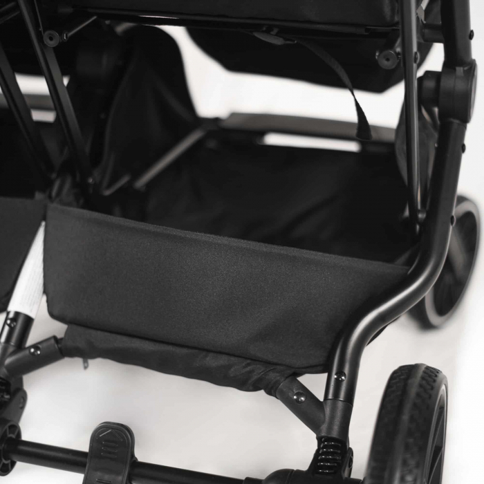 BabyGo - Carucior pliabil pentru gemeni GoTwice, Grey [10]