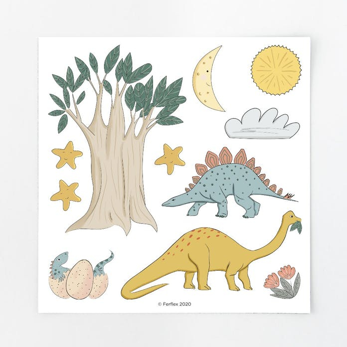 Accesorii ''Dinozauri'' pentru tabla magnetica [4]