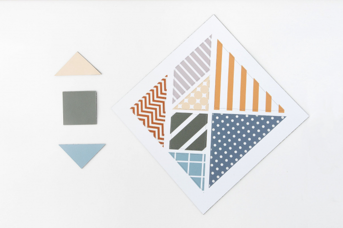 Accesorii pentru tabla magnetica 'Puzzle tangram'' [2]