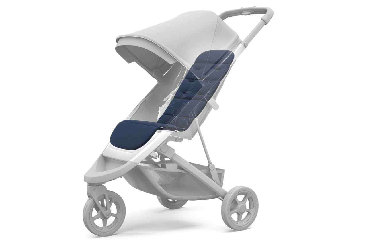 Accesoriu Thule  Seat Liner - captuseala pentru scaun carucior Thule Sleek si Thule Spring - Majolica Blue [2]