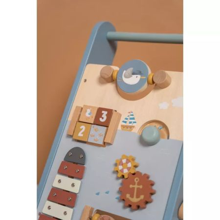 Antemergator din lemn FSC cu activitati Sailors Bay, +12 luni, Little Dutch [4]