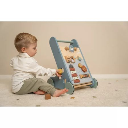 Antemergator din lemn FSC cu activitati Sailors Bay, +12 luni, Little Dutch [5]