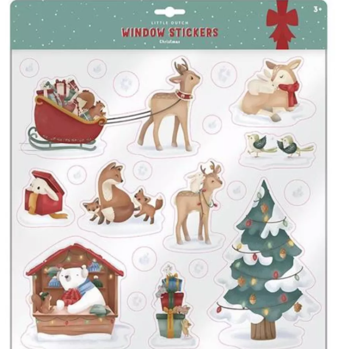 Autocolante pentru sticla, cu tematica CRACIUN - LITTLE DUTCH [1]