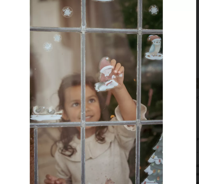 Autocolante pentru sticla, cu tematica CRACIUN - LITTLE DUTCH [2]