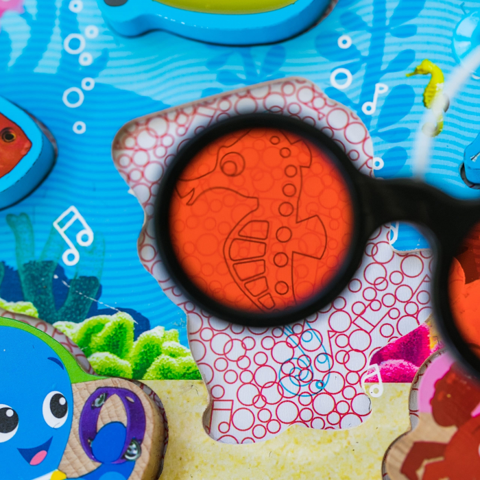 Baby Einstein - Jucarie de lemn Hape Submarine Adventure Puzzle™ [6]