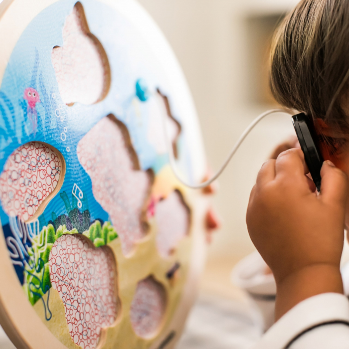 Baby Einstein - Jucarie de lemn Hape Submarine Adventure Puzzle™ [3]