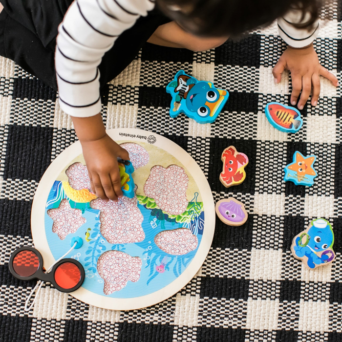 Baby Einstein - Jucarie de lemn Hape Submarine Adventure Puzzle™ [4]