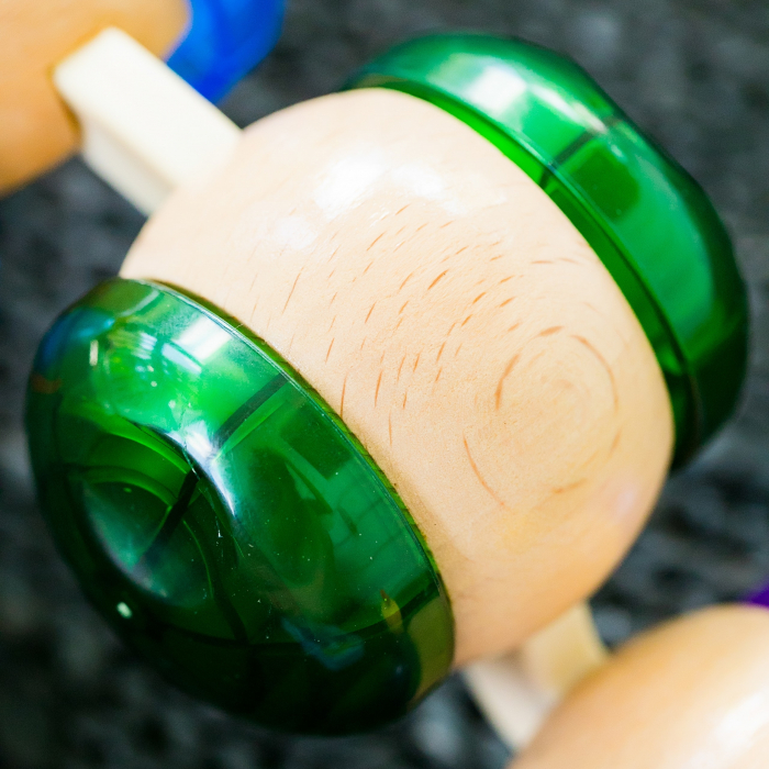 Baby Einstein – Jucarie din lemn Hape Inch Along Cal™ [7]