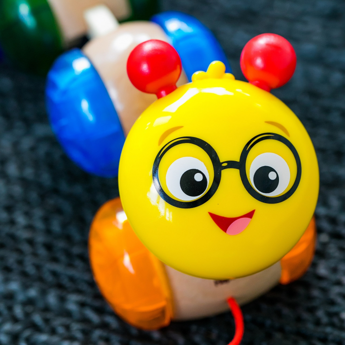 Baby Einstein – Jucarie din lemn Hape Inch Along Cal™ [6]