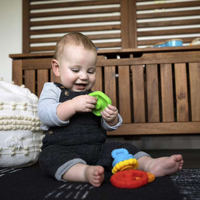 Baby Einstein - Jucarie multisenzoriala si de dentitie Stacking Teether [7]