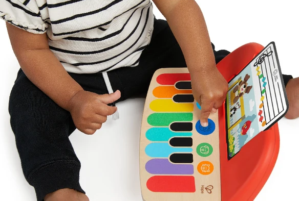 Baby Einstein - Jucarie muzicala de lemn Cal’s First Melodies Magic Touch Piano™ [5]