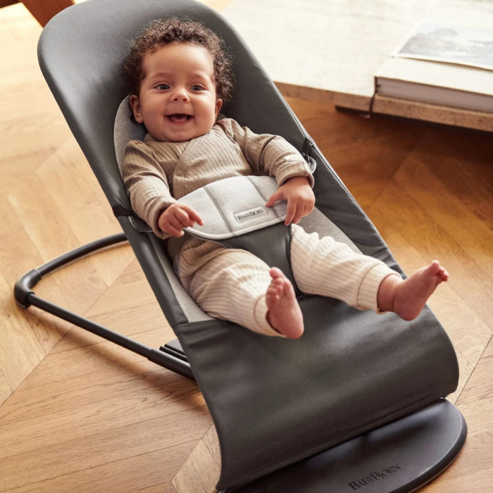BabyBjorn - Balansoar Balance Dark Gray cu detalii Gray, Tesatura-Tricot [2]