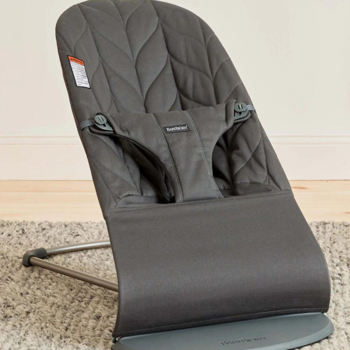 BabyBjorn - Balansoar Bliss Anthracite cu aspect delicat de petala, tesatura matlasata [4]
