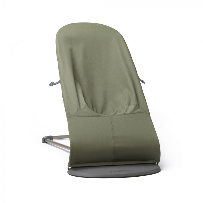BabyBjorn - Balansoar Bliss Dark Green cu aspect delicat de petala, tesatura matlasata [9]