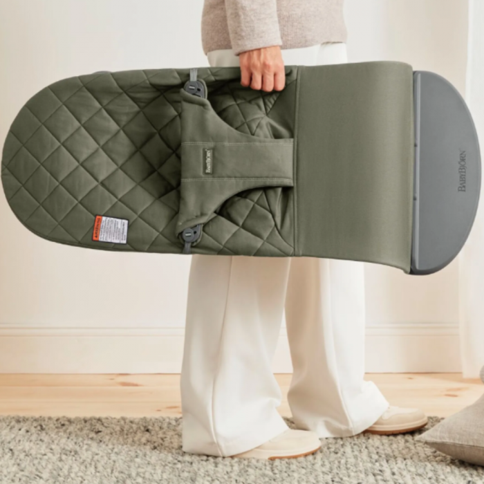 BabyBjorn - Balansoar Bliss Dark Green din tesatura matlasata cu aspect Clasic [7]