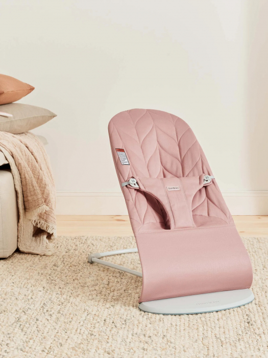 BabyBjorn - Balansoar Bliss Dusty Pink cu aspect delicat de petala, tesatura matlasata [3]