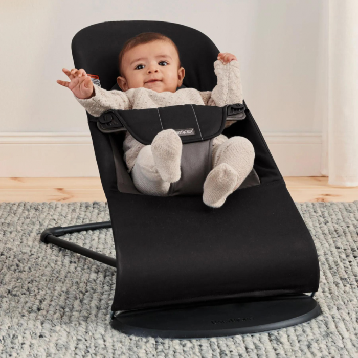 BabyBjorn - Balansoarul Balance Soft Black/Dark Gray, Tesatura [7]