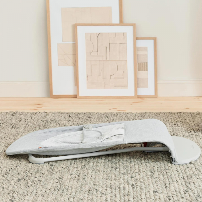 BabyBjorn - Balansoarul Balance Soft Silver/White, Mesh [7]