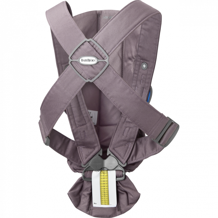 BabyBjorn - Marsupiu anatomic Mini, cu multiple pozitii de purtare, Dark Purple, Bumbac [3]