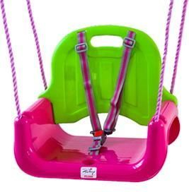 BabyGo - Leagan transformabil 3 In 1 - Pink Green [3]