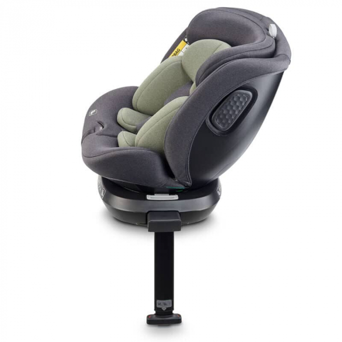 BabyGo - Scaun auto rotativ cu isofix, MOVE360 Green, 40-150 cm, certificat R129 de la nastere de 12 ani [8]
