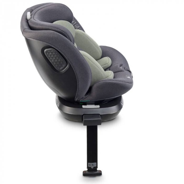BabyGo - Scaun auto rotativ cu isofix, MOVE360 Green, 40-150 cm, certificat R129 de la nastere de 12 ani [11]