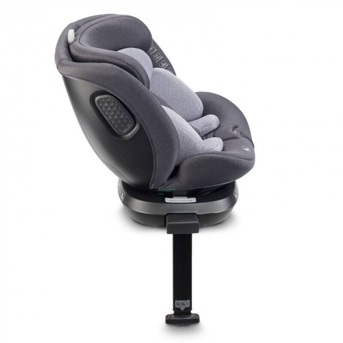 BabyGo - Scaun auto rotativ cu isofix, MOVE360 Grey, 40-150 cm, certificat R129 de la nastere de 12 ani [22]