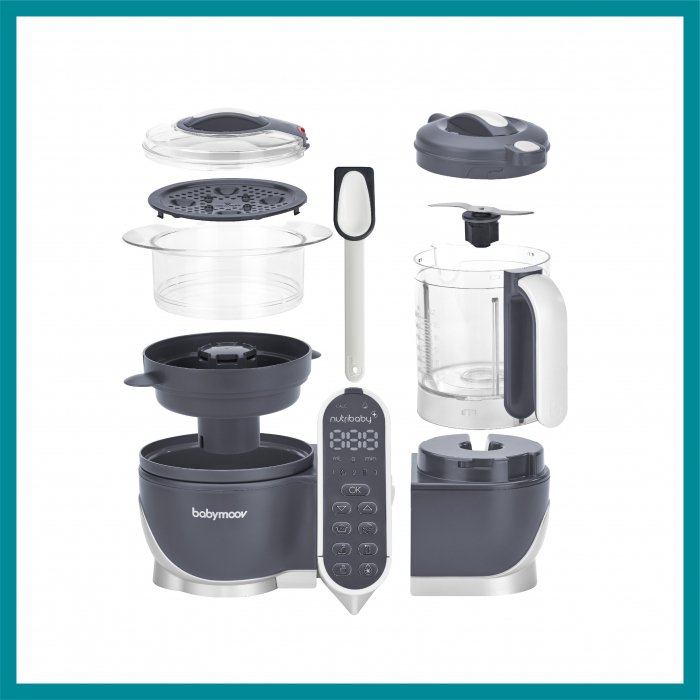 Robot Babymoov multifunctional 5 in 1 Nutribaby (+) Industrial Grey [14]