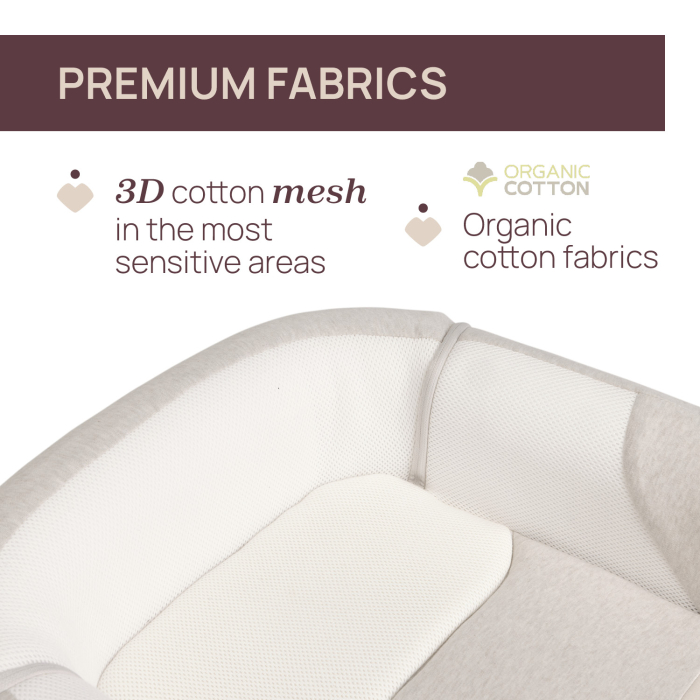 Babynest multifunctional 3 in 1 Chicco Mommy Pod, Natural 0 luni+ [4]