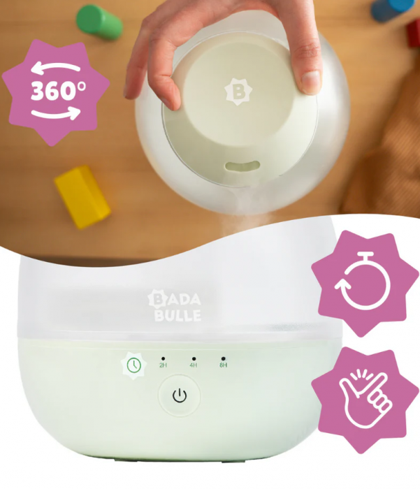 Badabulle - Umidificator si lampa de Veghe Bubble [2]