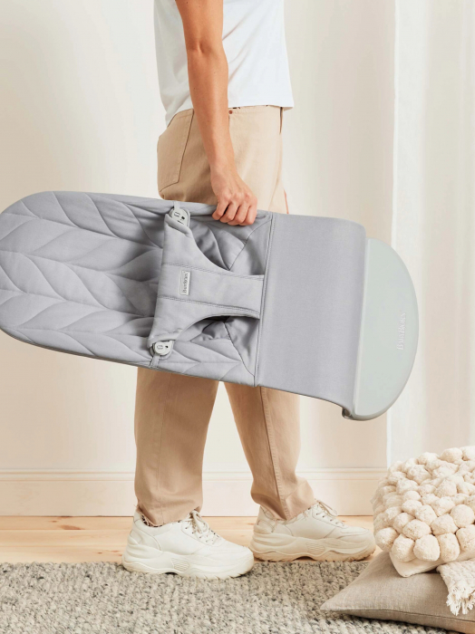 Balansoar BabyBjorn Bliss Light Grey, Bumbac [6]