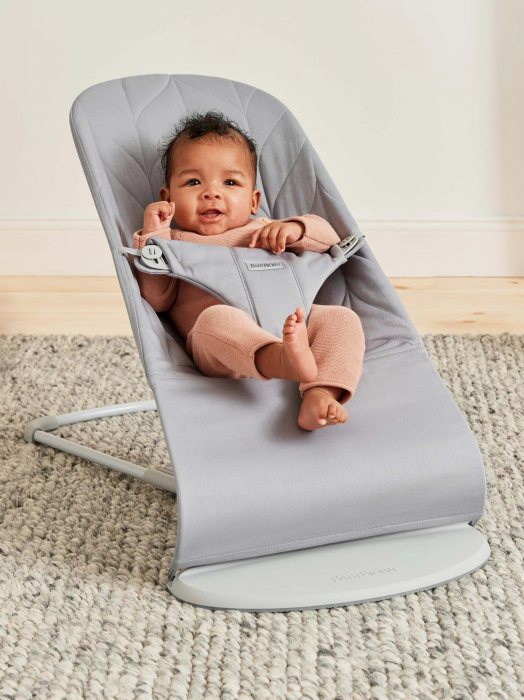Balansoar BabyBjorn Bliss Light Grey, Bumbac [7]