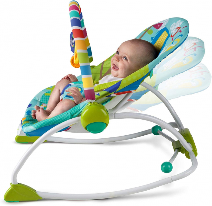 Balansoar cu vibratii 2 in 1 Merry Sunshine [4]
