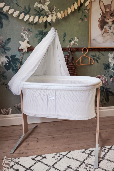 Baldachin pentru patut pliabil co-sleeper, Alb [2]