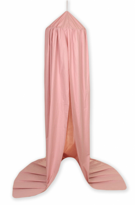 Baldachin suspendat multifunctional, Bumbac, 320x250 cm, Pure Pink [2]
