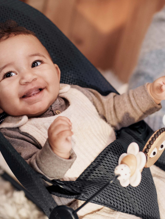 Bara de jucarii, BabyBjorn  Googly eyes Black/White– pentru balansoarele BabyBjorn [2]