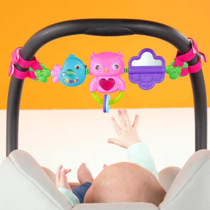Bara de jucarii pentru balansoar Take Along Busy Birdies, Bufnita [4]